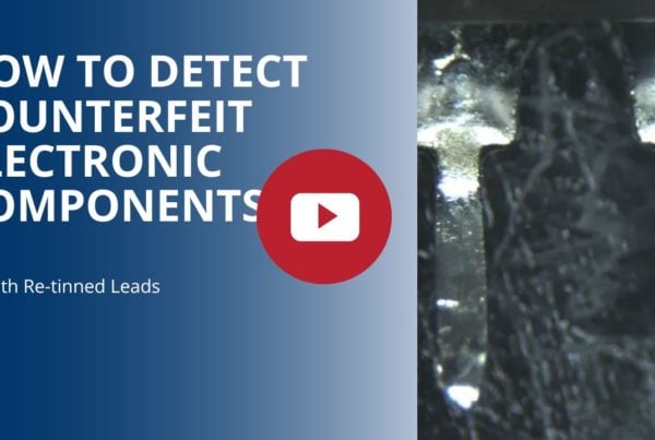 How to detect counterfeit electronic components with Re-tinned leads