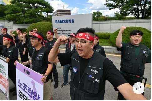 Breaking: 24% of Samsung’s South Korea Workforce on Strike.